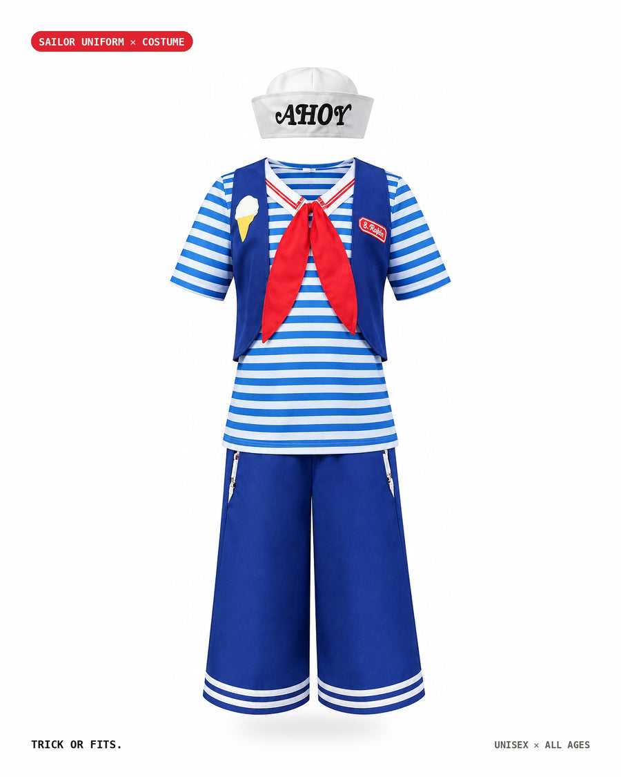 Steve Harrington Sailor Uniform – Stranger Things Halloween Costume