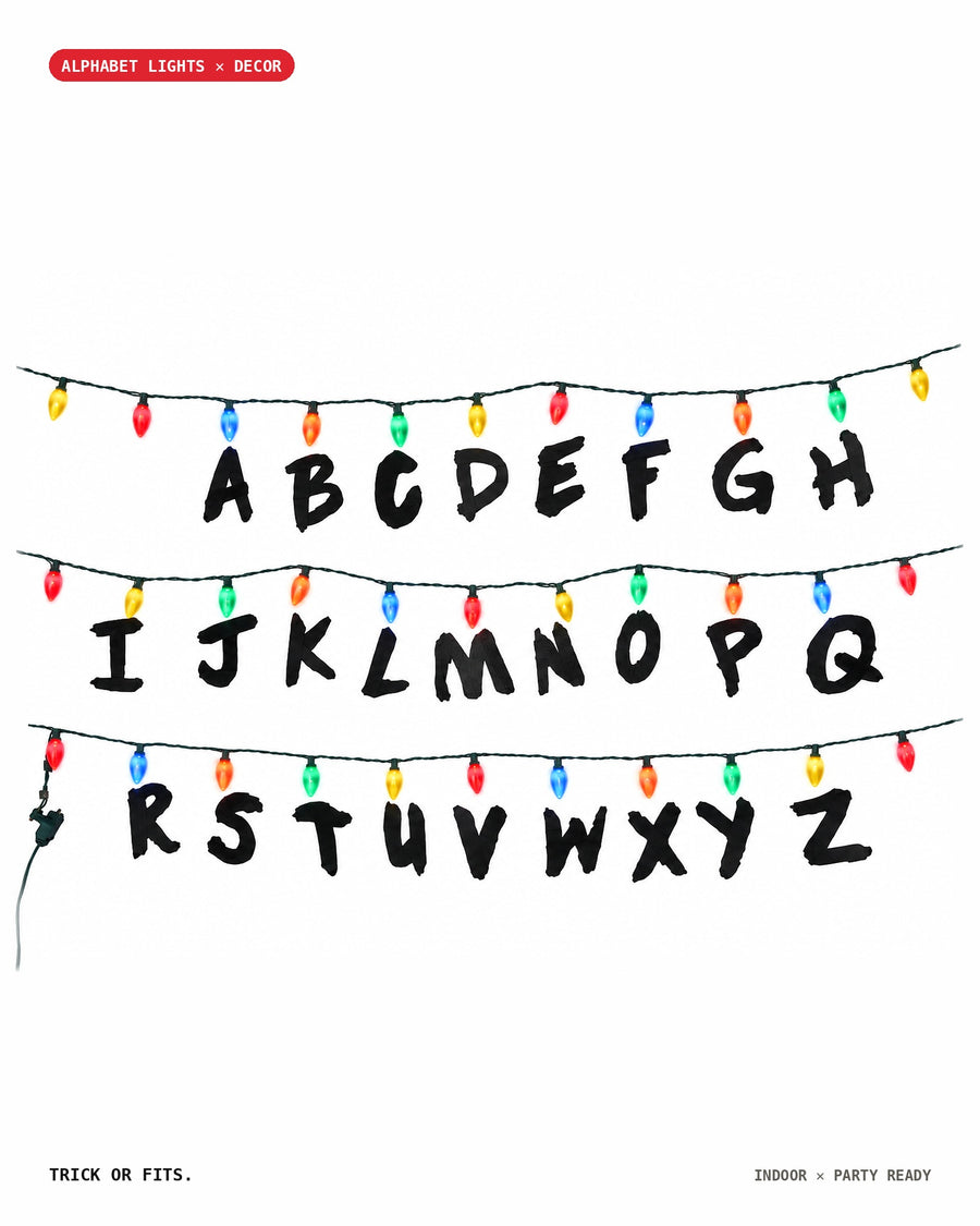 Joyce Byers Alphabet Wall Lights – Stranger Things Halloween Decoration