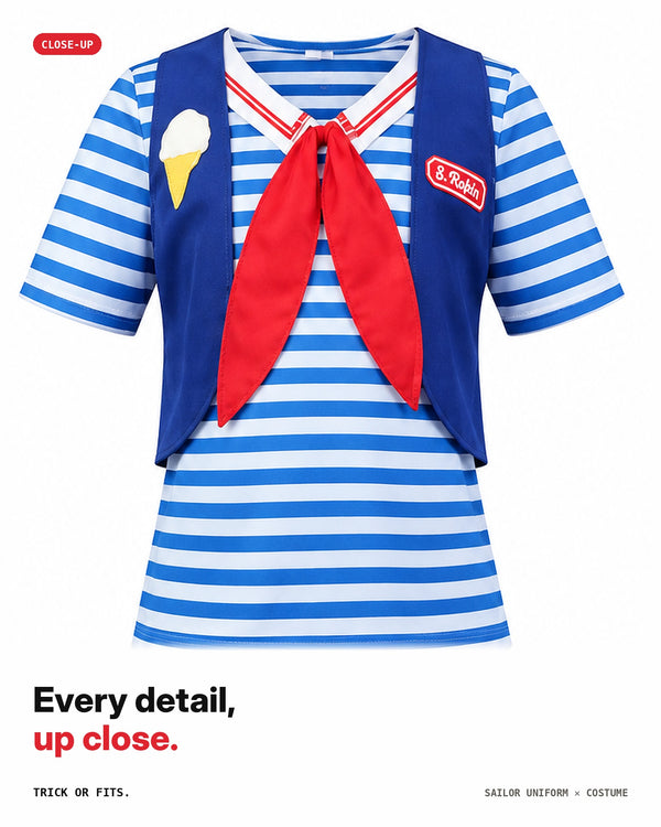 Steve Harrington Sailor Uniform – Stranger Things Halloween Costume