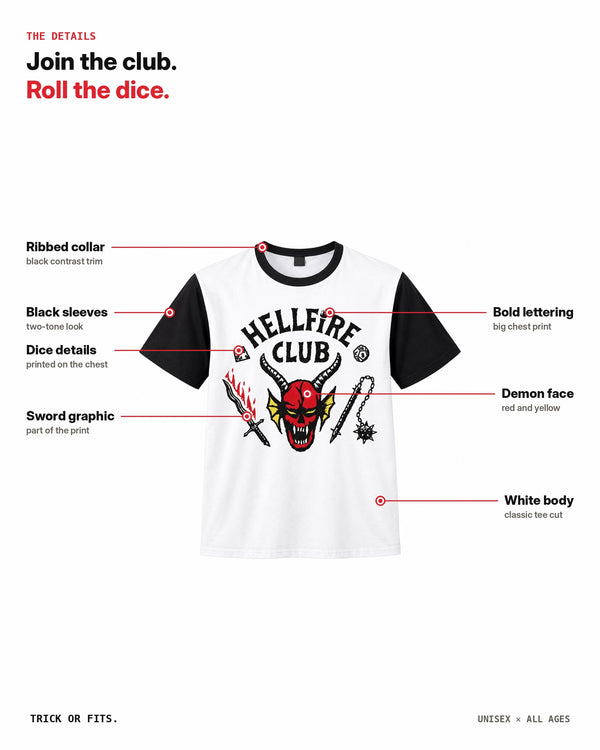 Hellfire Club T-Shirt – Stranger Things Halloween Costume