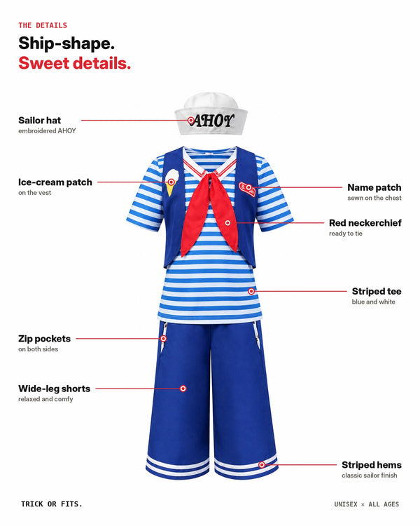 Steve Harrington Sailor Uniform – Stranger Things Halloween Costume