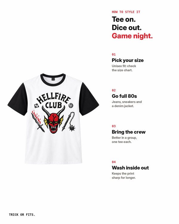 Hellfire Club T-Shirt – Stranger Things Halloween Costume